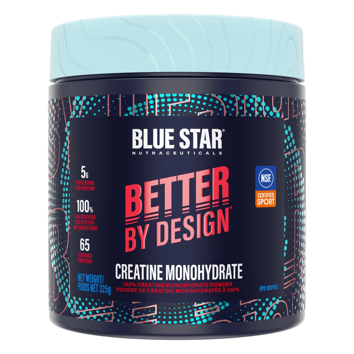 Blue Star Nutraceuticals Creatine Monohydrate 325g