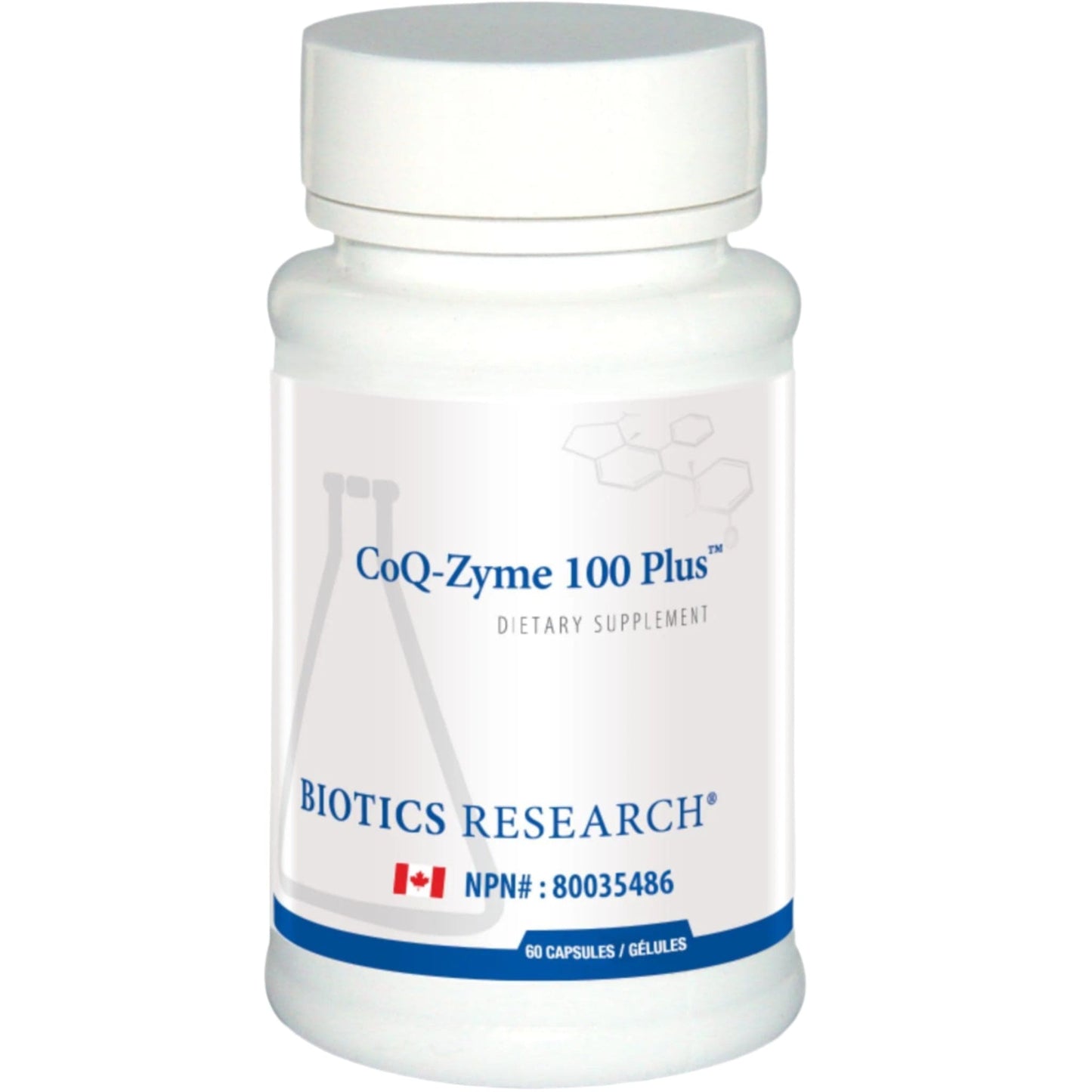 60 Capsules | Biotics Research CoQ-Zyme 100 Plus