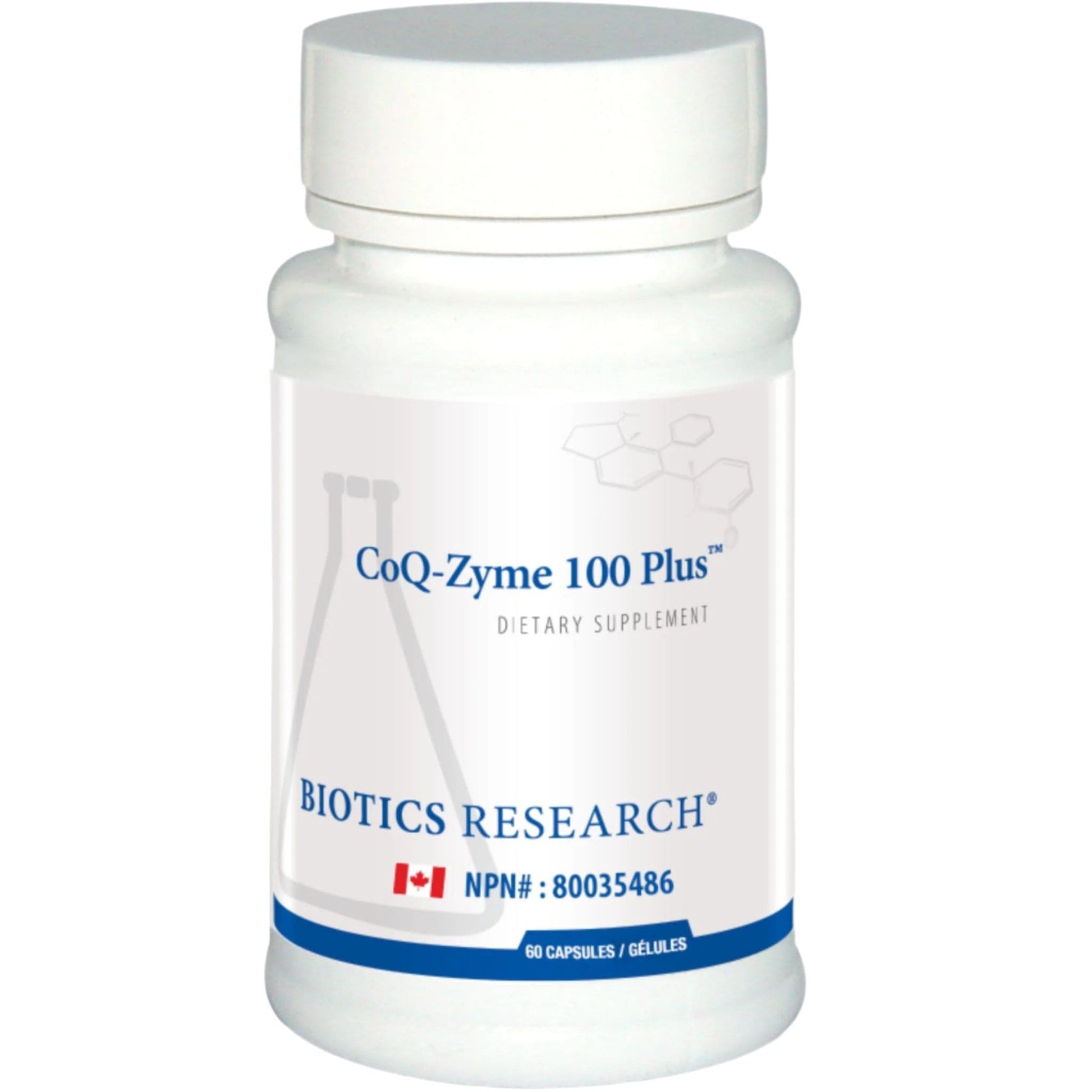 60 Capsules | Biotics Research CoQ-Zyme 100 Plus