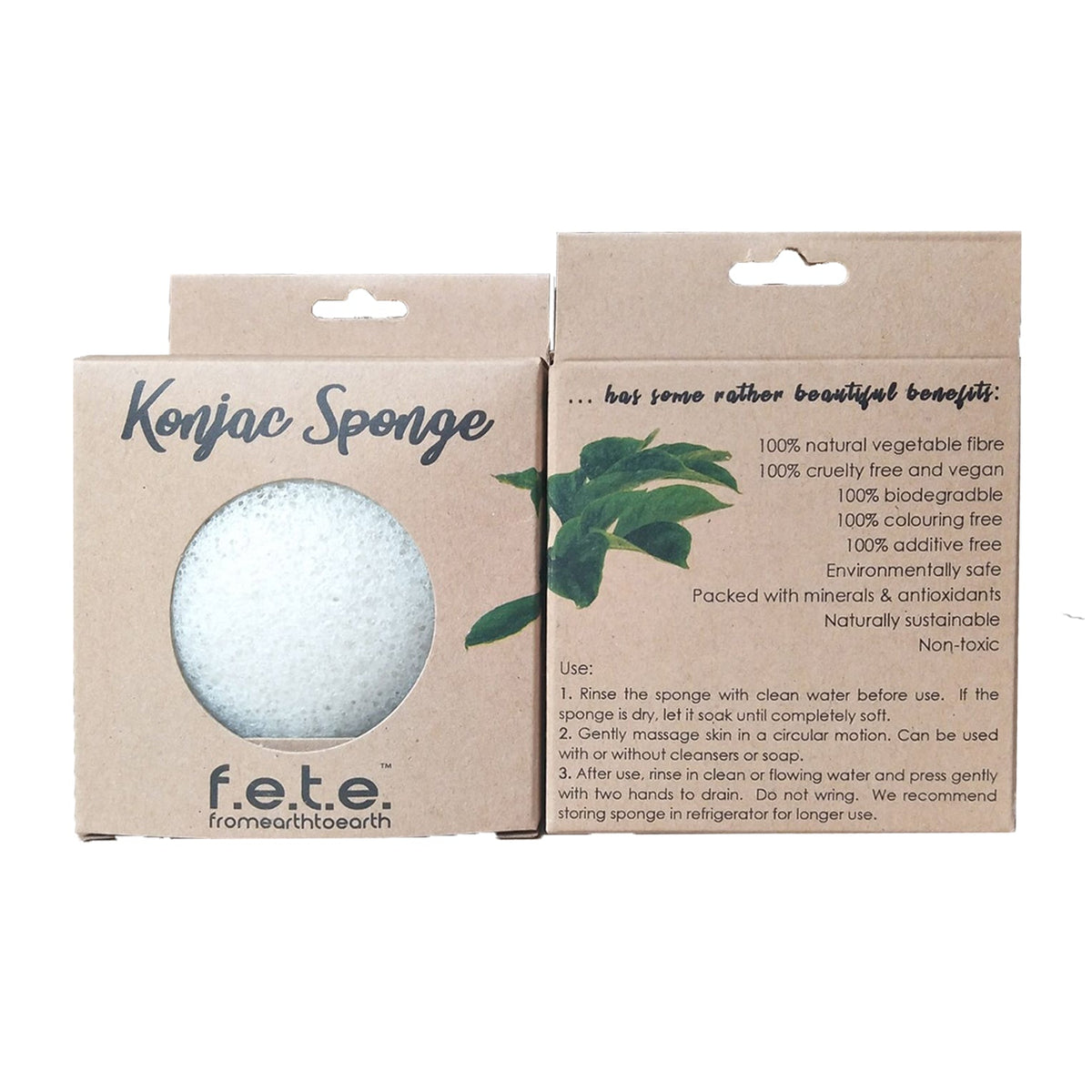 F.E.T.E. Konjac Face Sponge