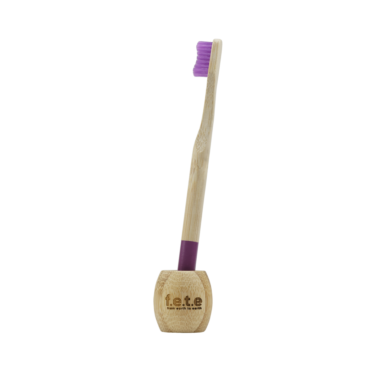 F.E.T.E. Bamboo Toothbrush Stand