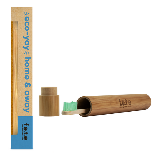 F.E.T.E. Bamboo Toothbrush Travel Case