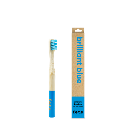 F.E.T.E. Kids Bamboo Toothbrush – Brilliant Blue