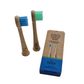 F.E.T.E. Bamboo Electric Toothbrush Heads – Medium, 2 Heads