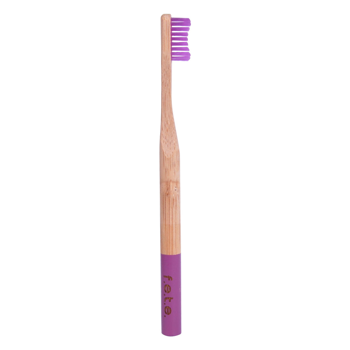 F.E.T.E. Bamboo Toothbrush – Medium, Purple Pizazz (Purple)