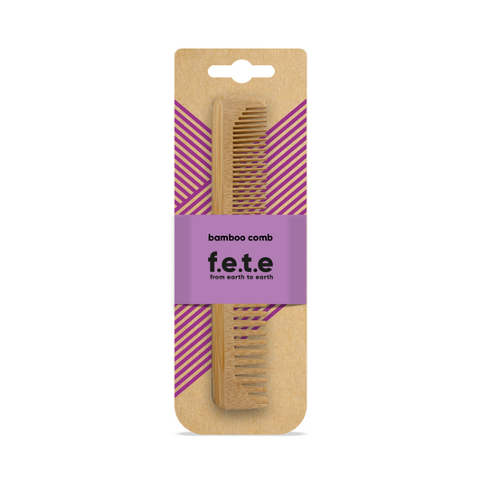 F.E.T.E. Bamboo Comb – Thin Classic (3.2 x 18 cm)