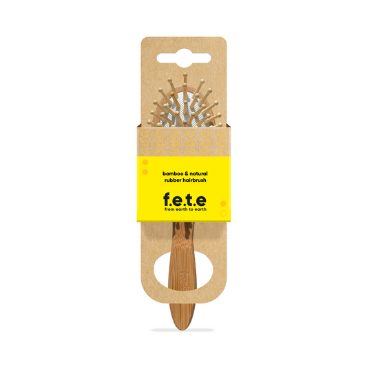F.E.T.E. Round Bamboo Hair Brush