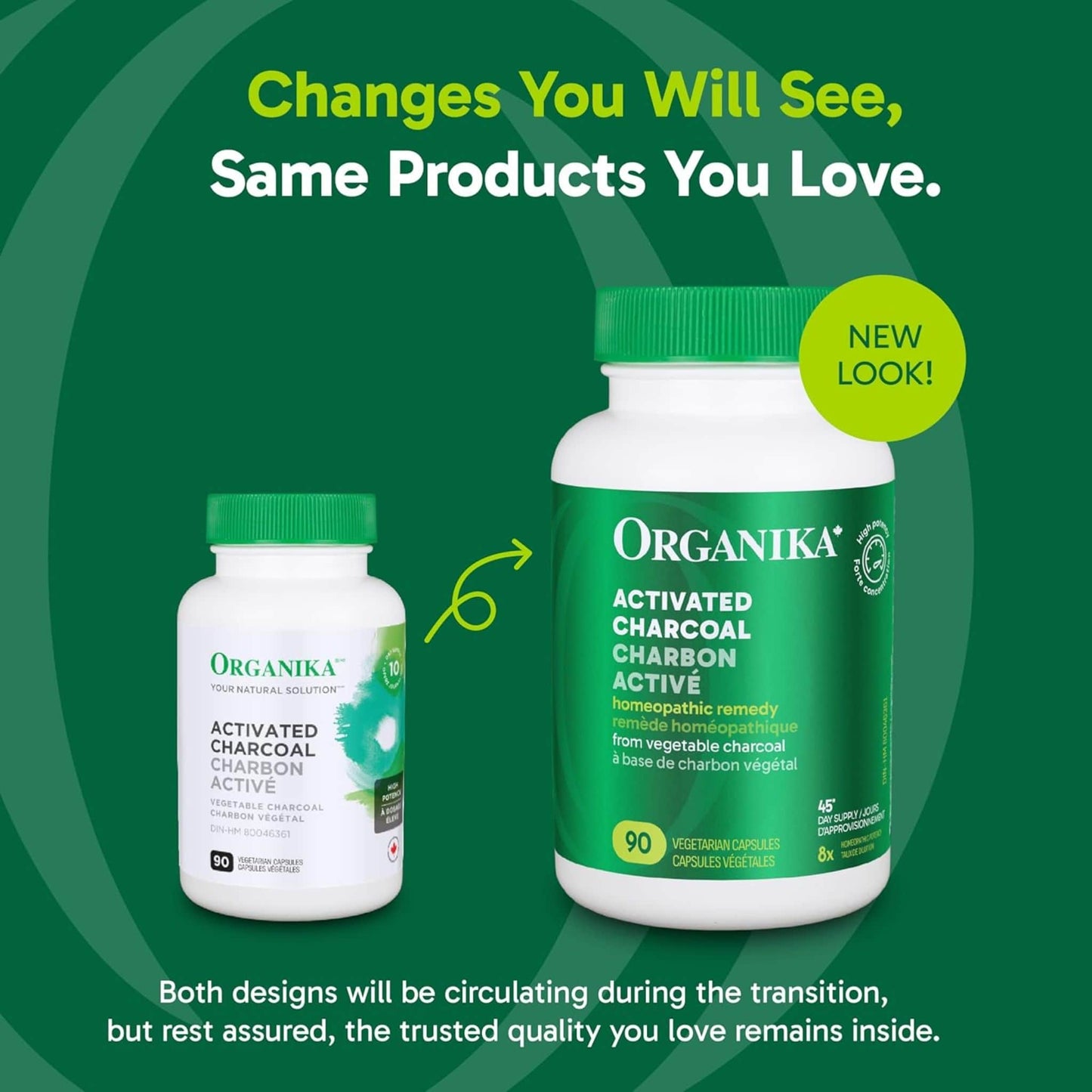 90 Vegetarian Capsules | Organika Activated Charcoal