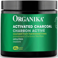 Organika Activated Charcoal Powder, 100% Pure Detoxifying Charcoal, Unflavoured, 40g-100g