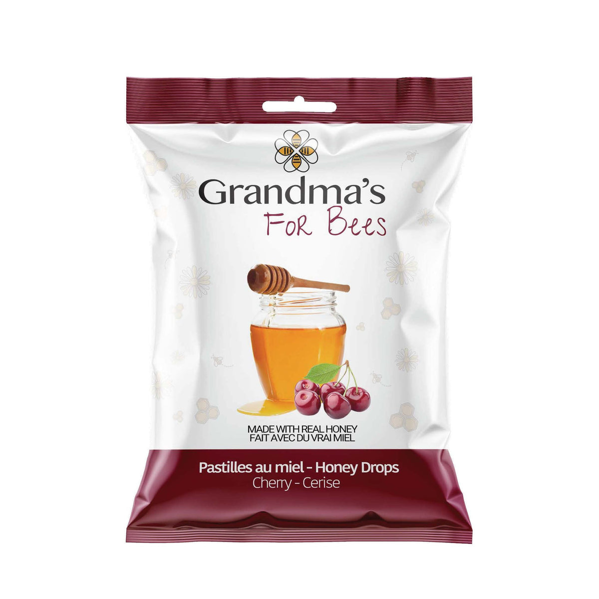 Grandma's For Bees Honey Drops, Cherry