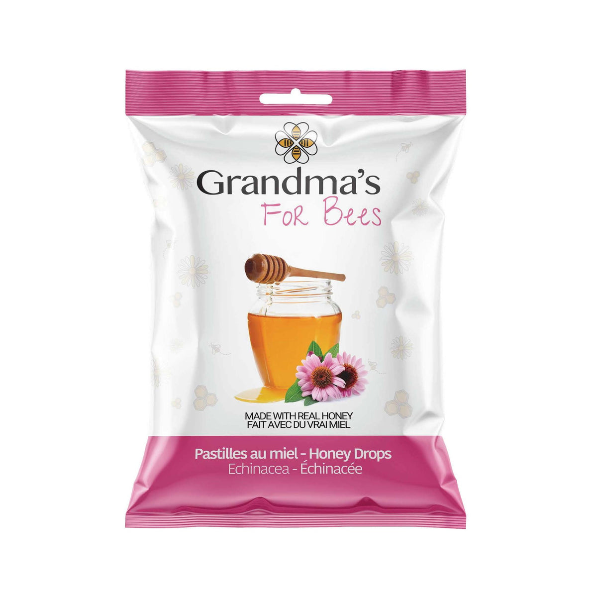 Grandma's For Bees Honey Drops, Echinacea