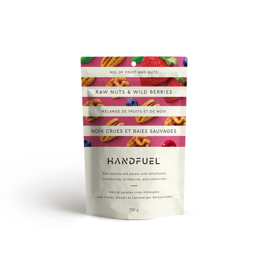 Handfuel Raw Nuts & Wild Berries, Case of 12 x 150g