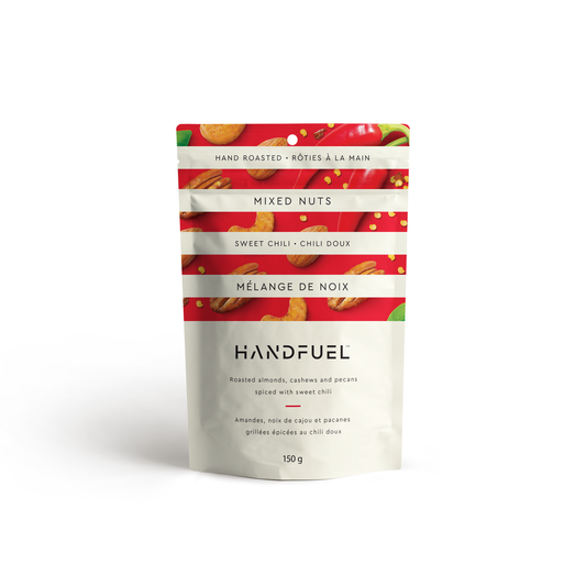 Handfuel Sweet Chili Mixed Nuts, Case of 12 x 150g