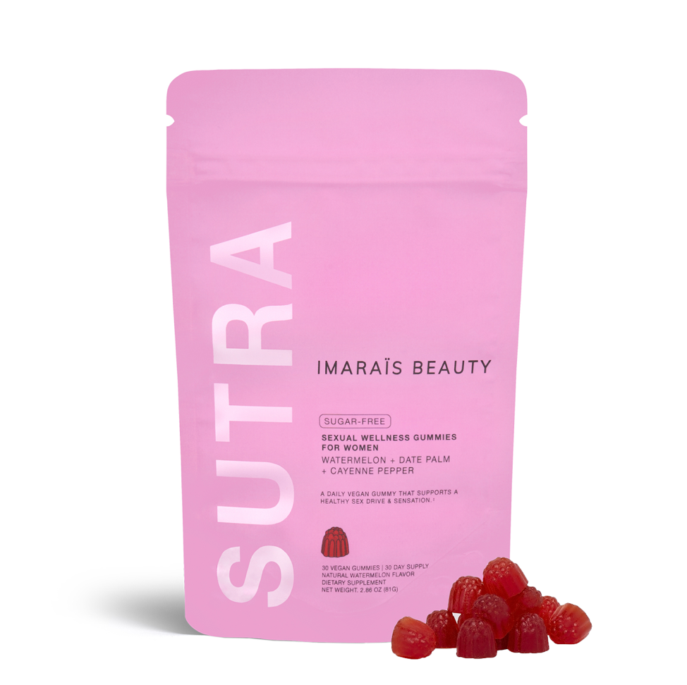 Imarais Beauty SUTRA Sexual Wellness Gummies, Watermelon, Date Palm & Cayenne, 30 Gummies