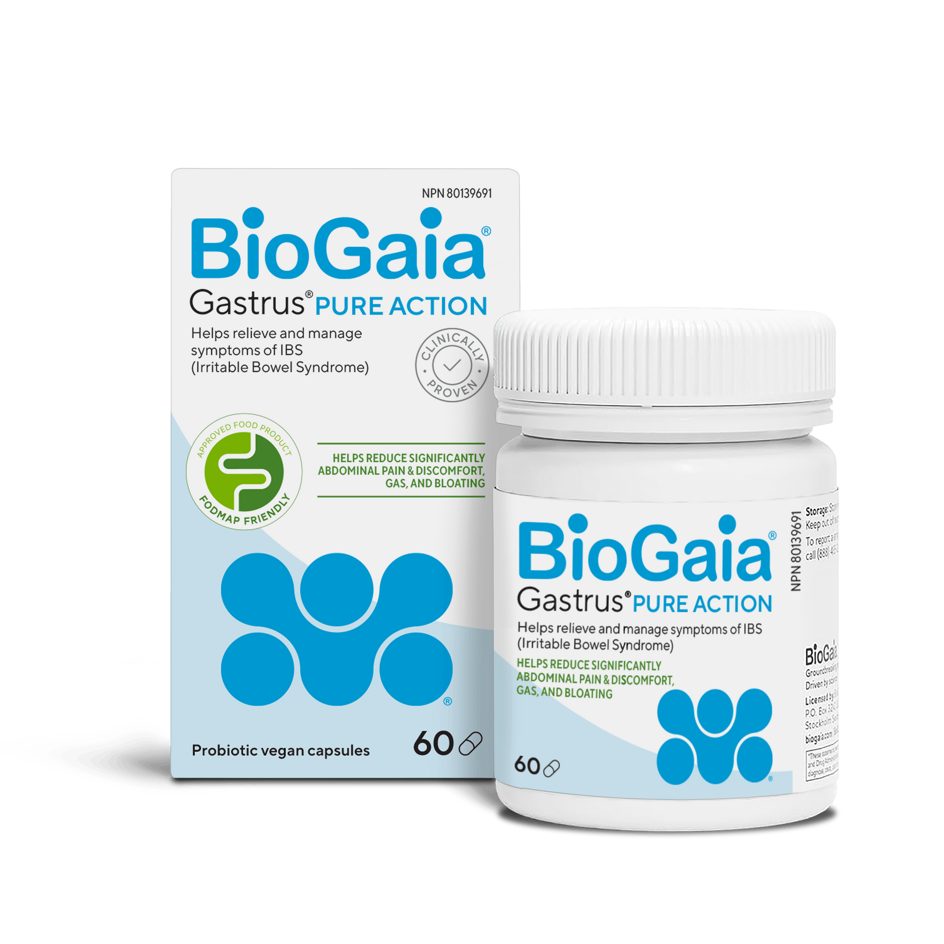 BioGaia Gastrus Pure Action Probiotic
