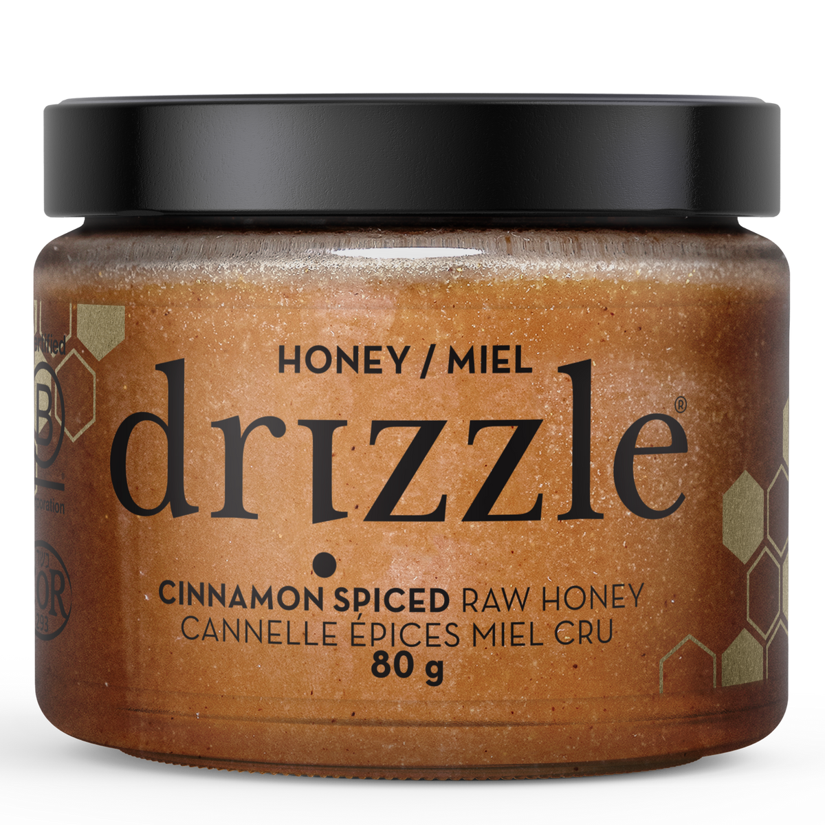 Drizzle Cinnamon Spiced Raw Honey 80g