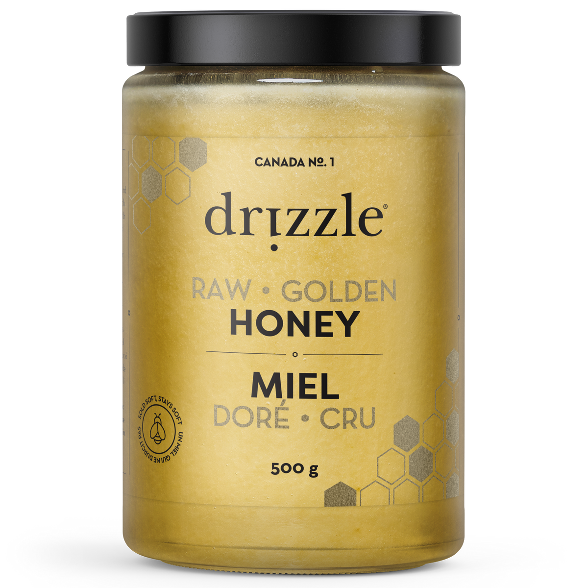 Drizzle Golden Raw Honey 500g