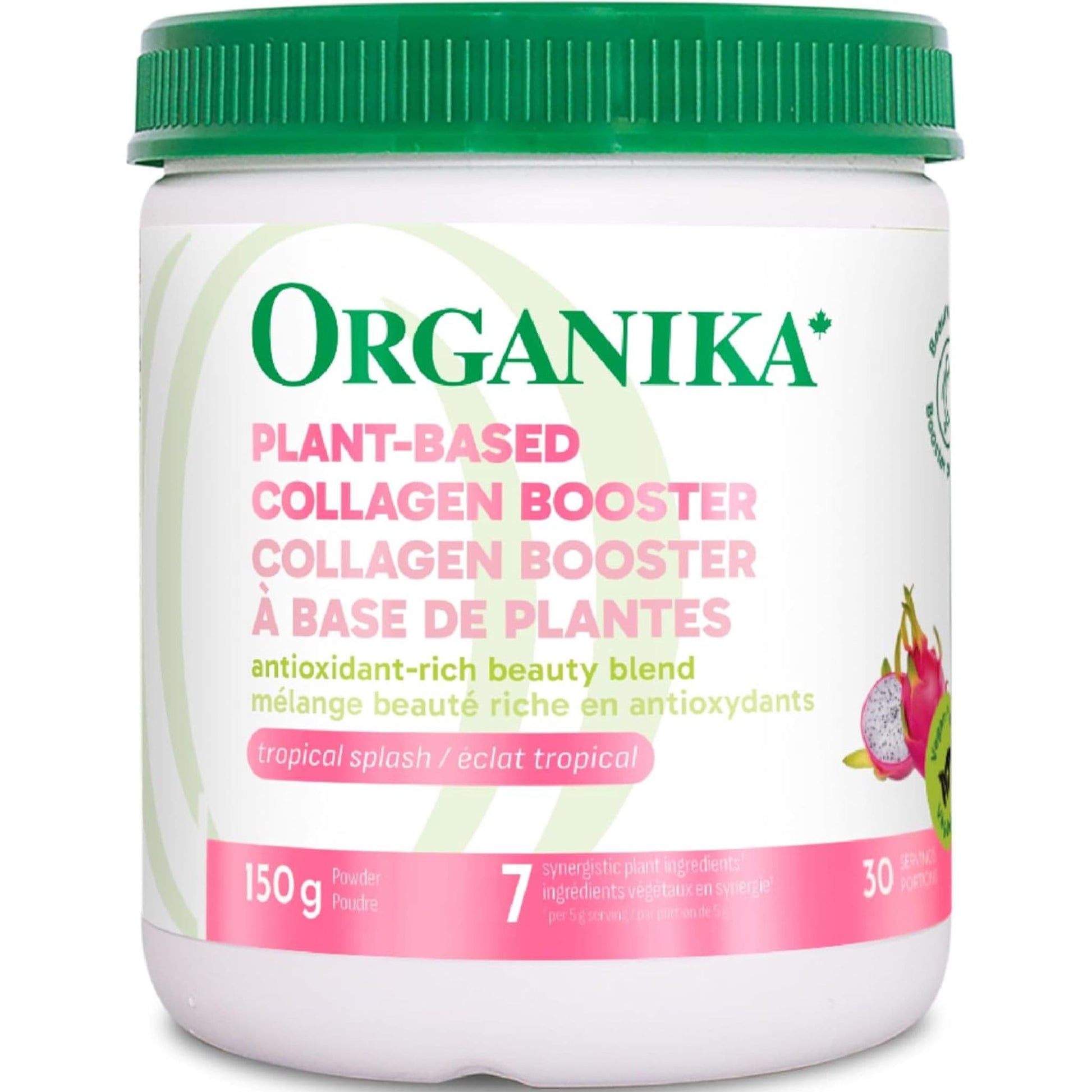Tropical Splash Flavour, 150g | Organika Plant-Based Collagen Booster Powder