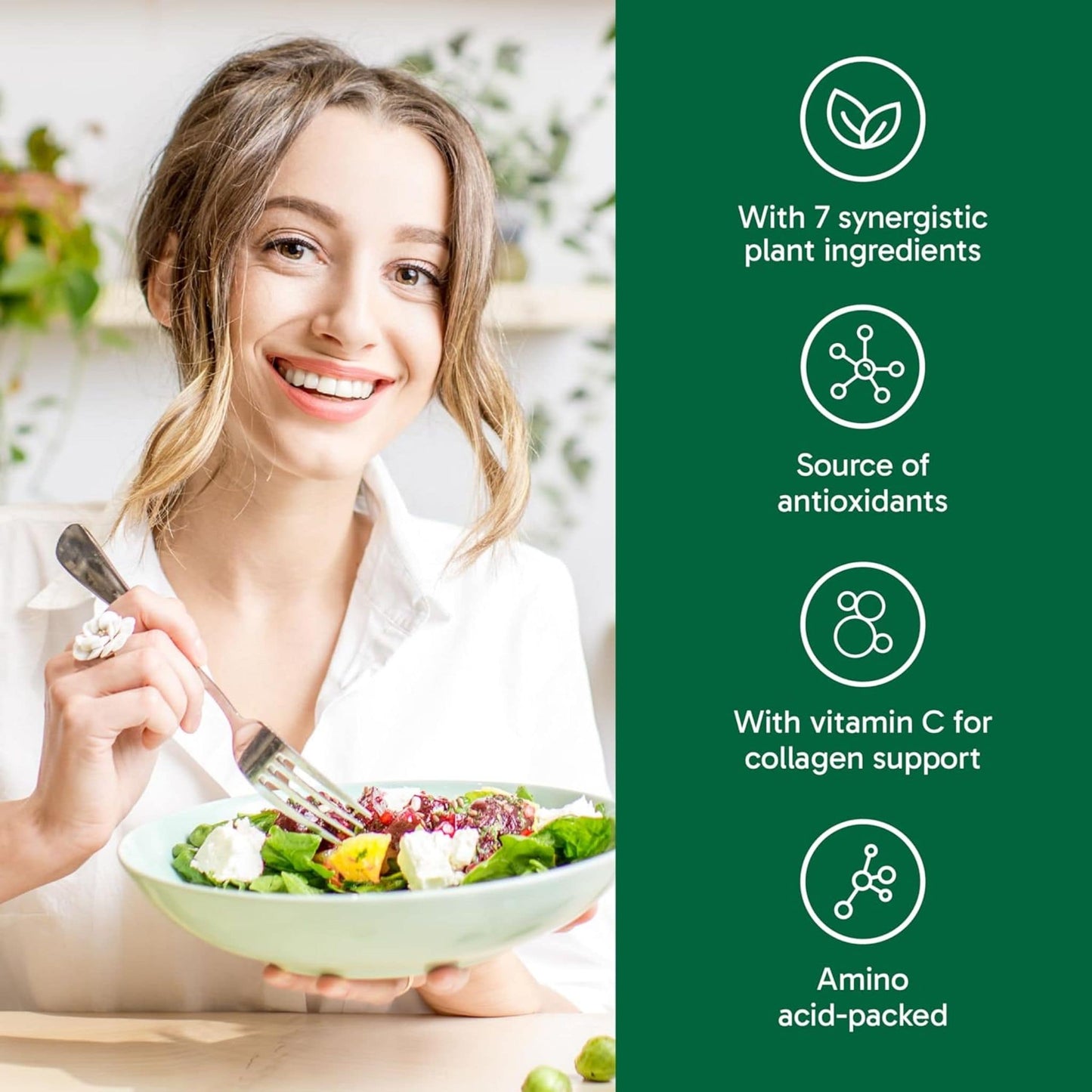 Tropical Splash Flavour, 150g | Organika Plant-Based Collagen Booster Powder