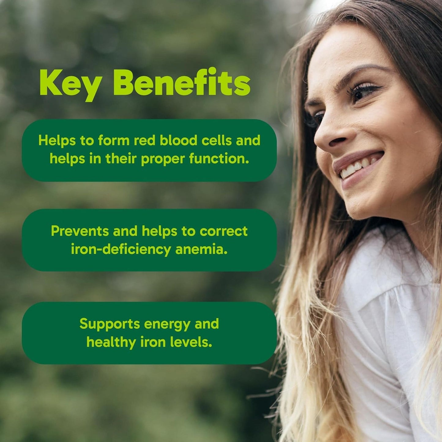 120 Vegetarian Capsules | Organika Absolute Iron 25 mg