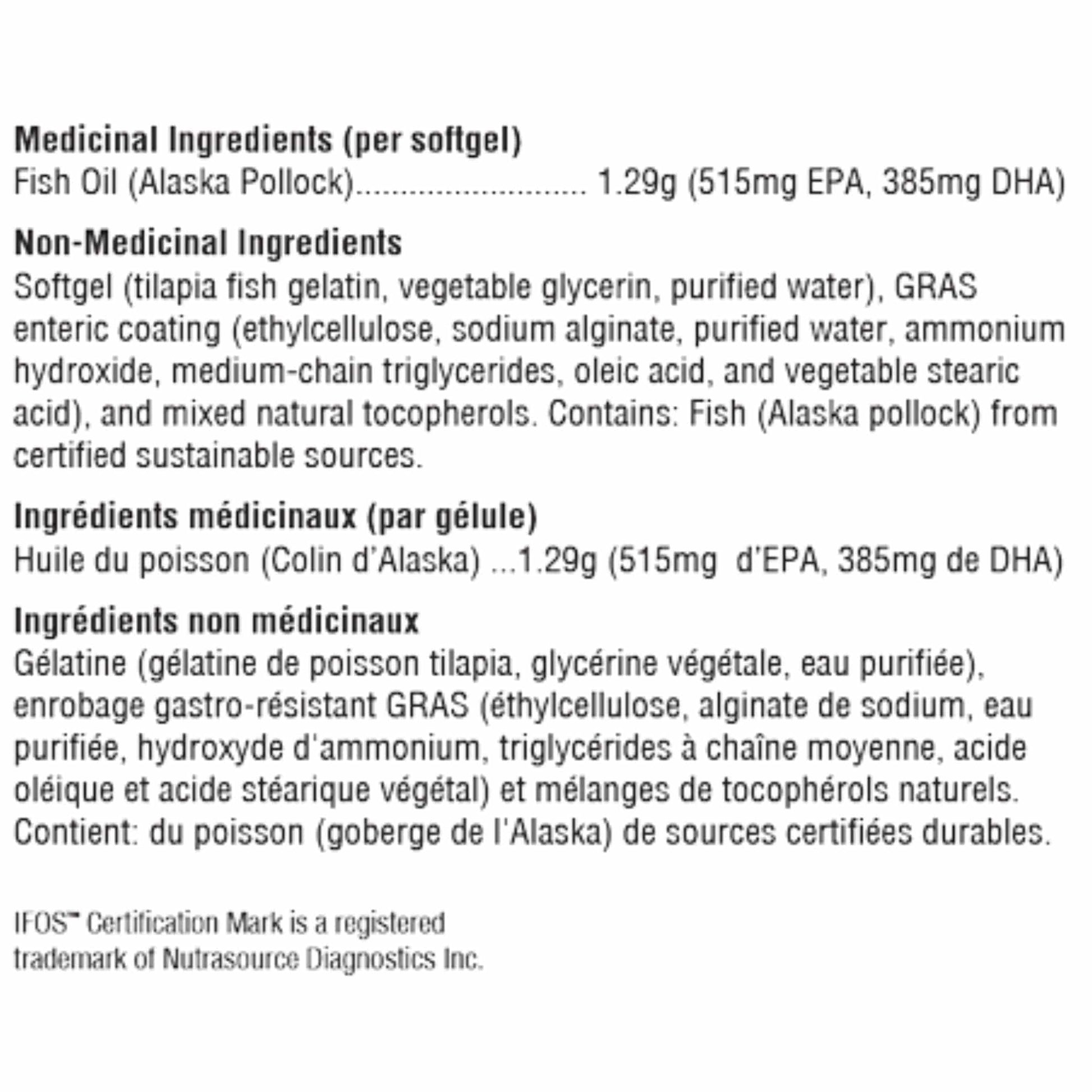 120 Softgels | Xymogen OmegaPure 900 EC