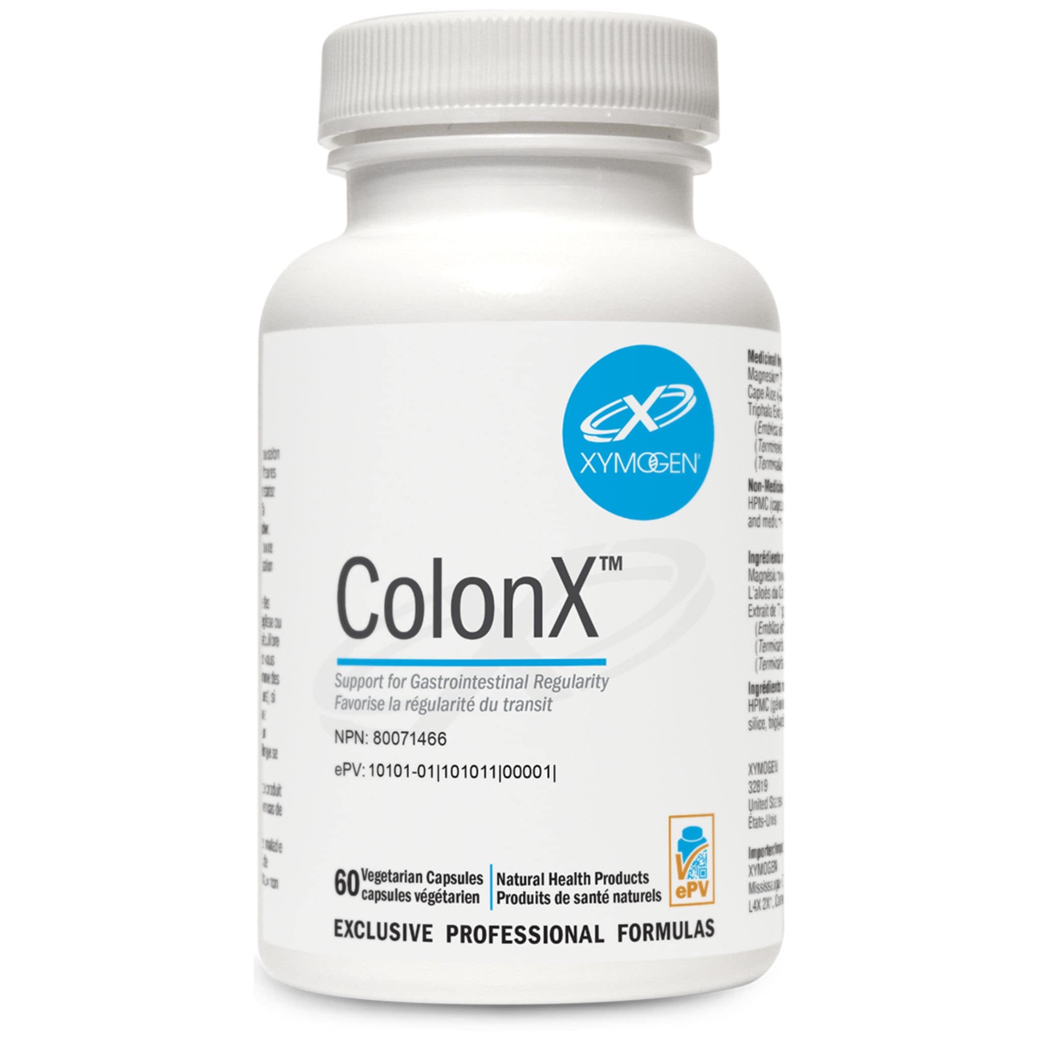 Xymogen ColonX, Support for Gastrointestinal Regularity, 60 Vegetable