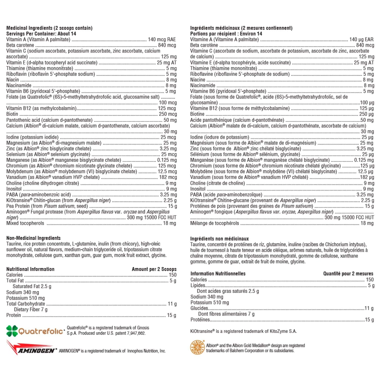 Vanilla Flavour, 532g | Xymogen FIT Food Lean Complete, Sugar & Stevia-Free