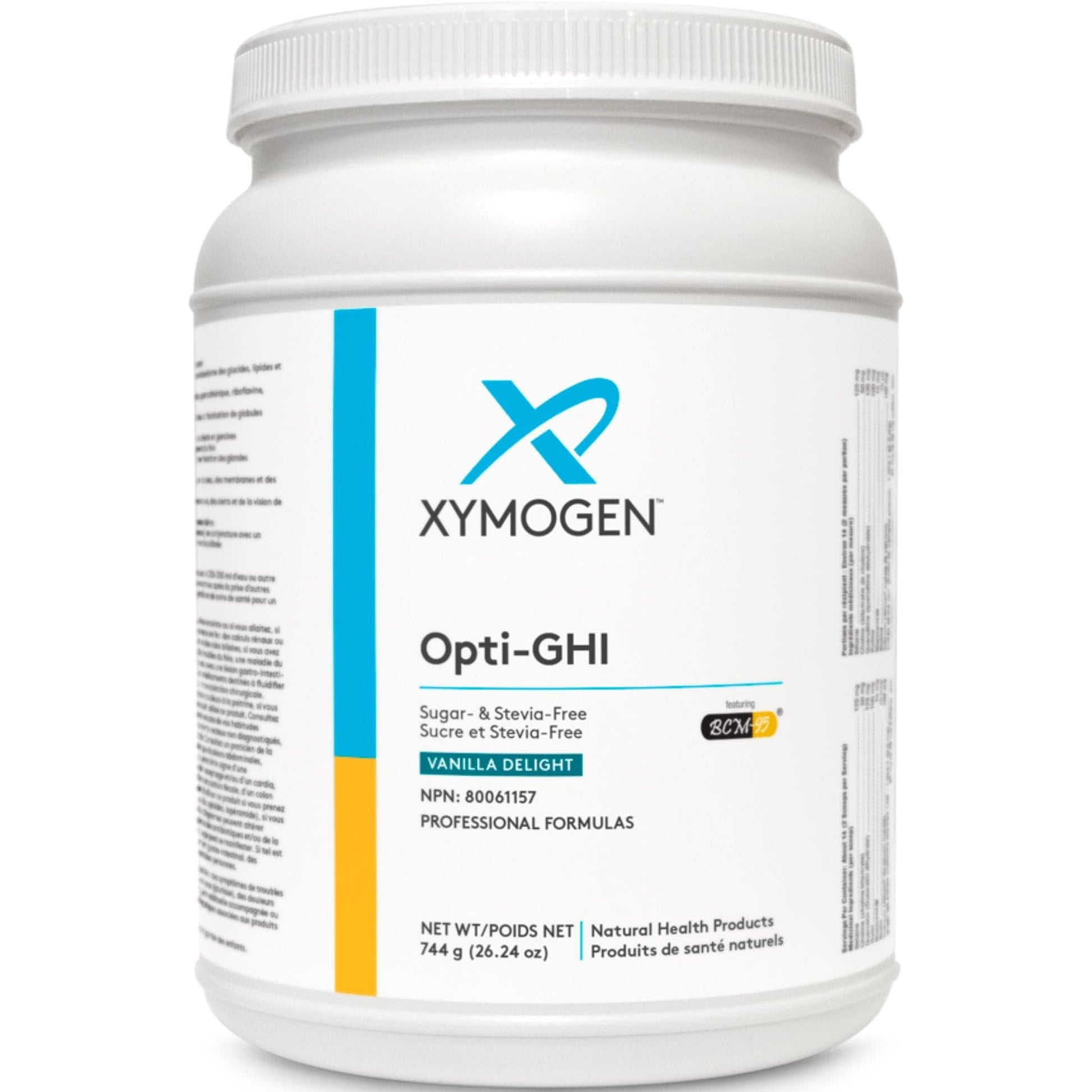 Vanilla Flavour, 744g | Xymogen Opti-GHI Sugar & Stevia-Free
