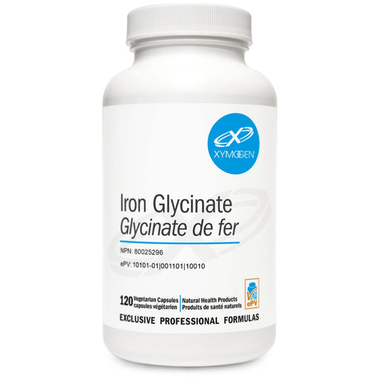 120 Vegetable Capsules | Xymogen Iron Glycinate