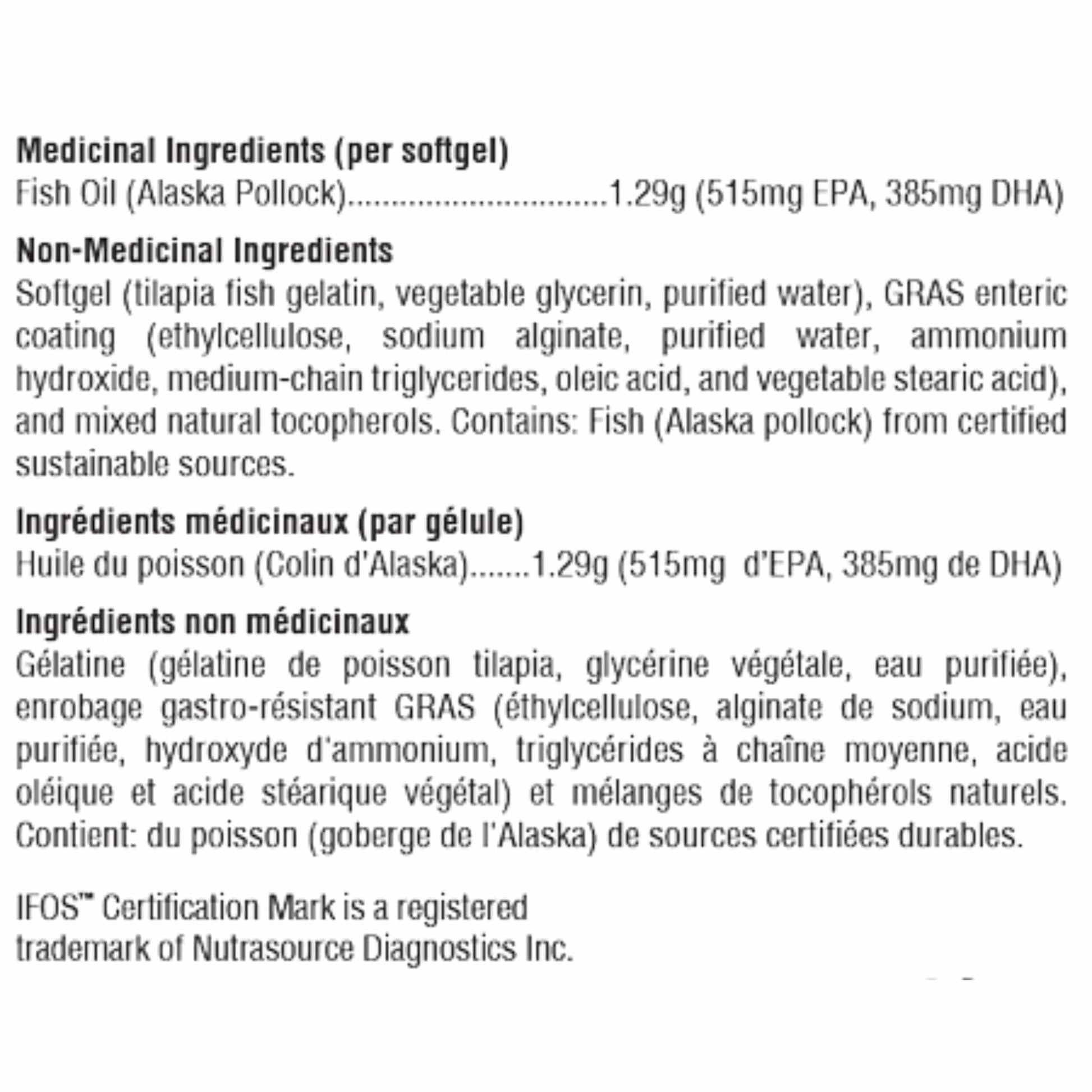 90 Softgels | Xymogen OmegaPure 900 EC