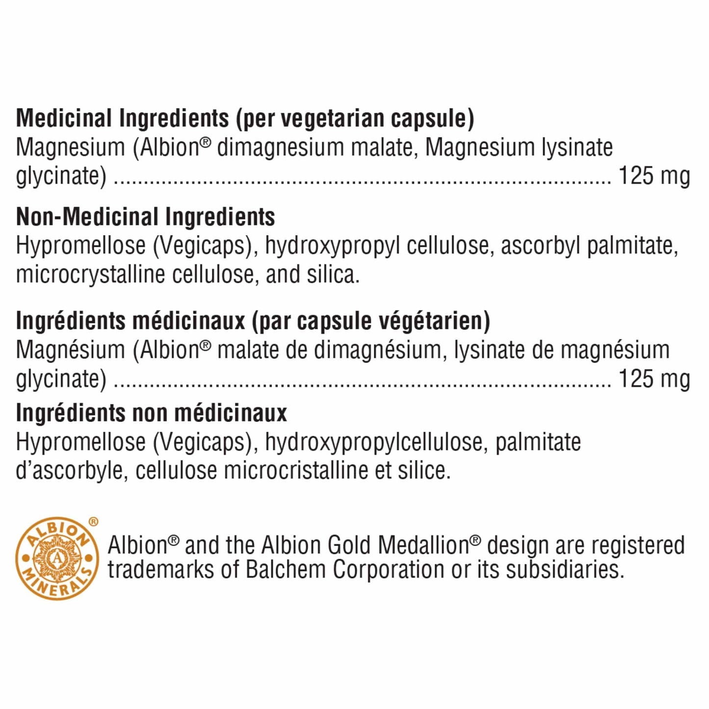 120 Vegetable Capsules | Xymogen OptiMag 125