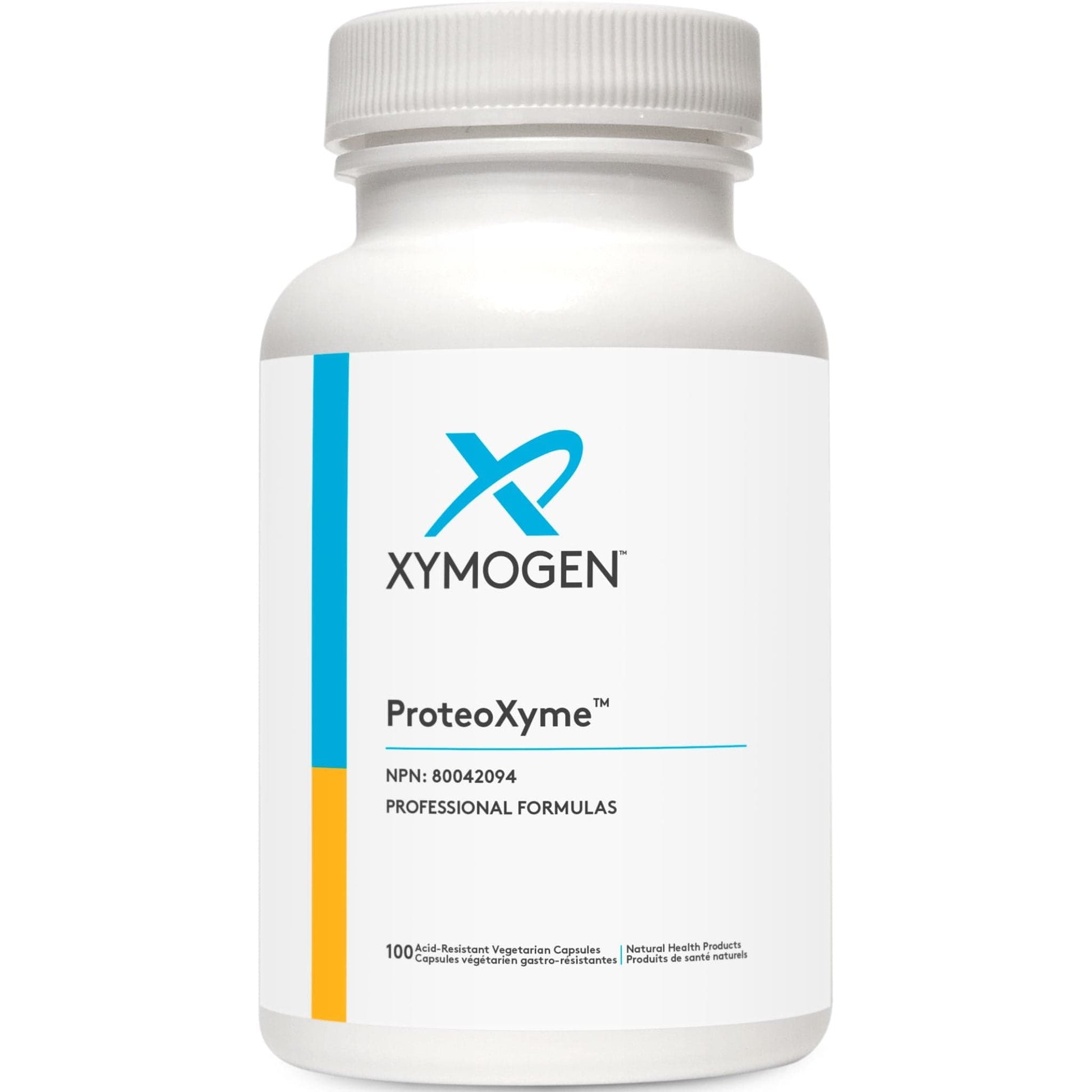 100 Acid-Resistant Vegetable Capsules | Xymogen ProteoXyme