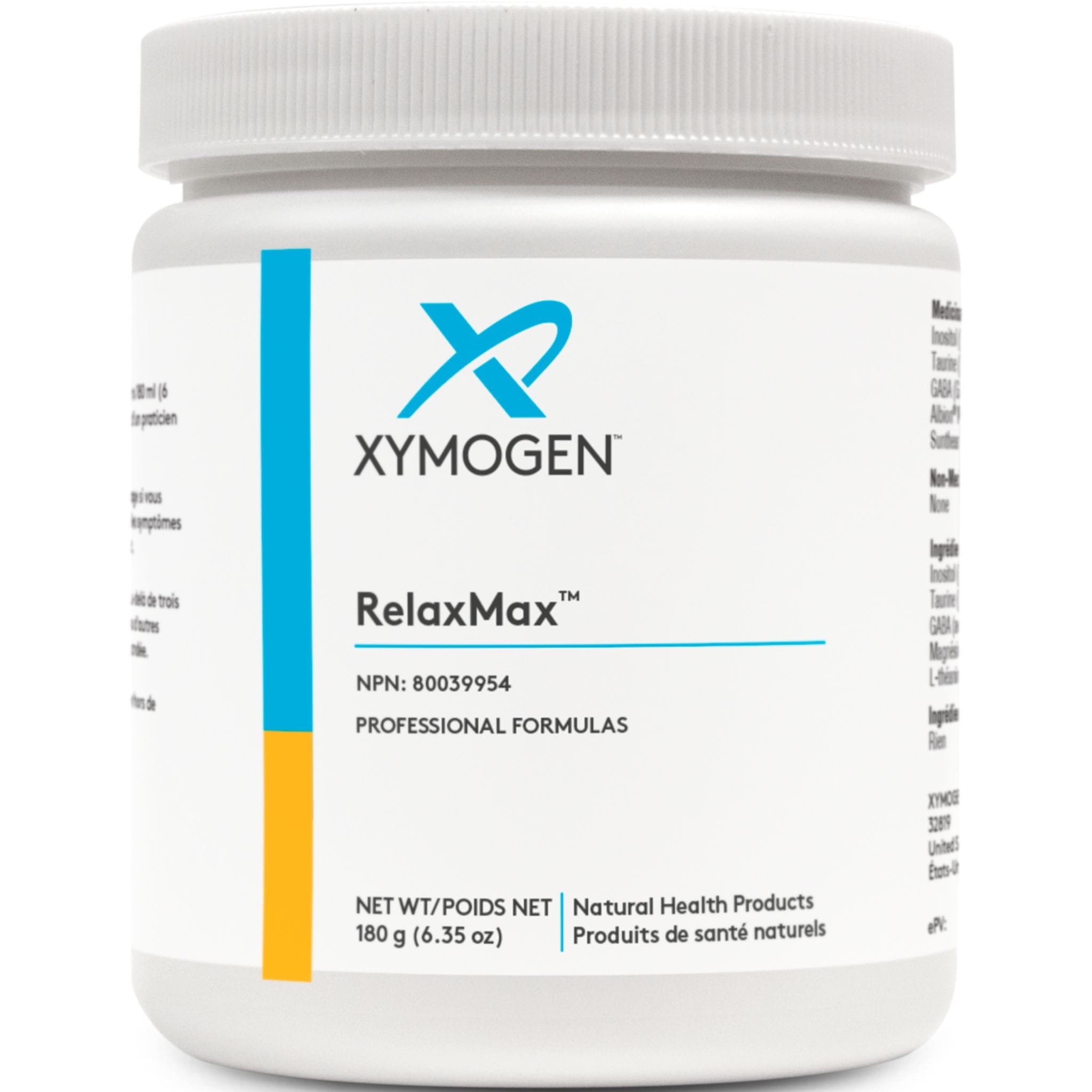 Xymogen RelaxMax Powder, 60 Servings, 180-234g