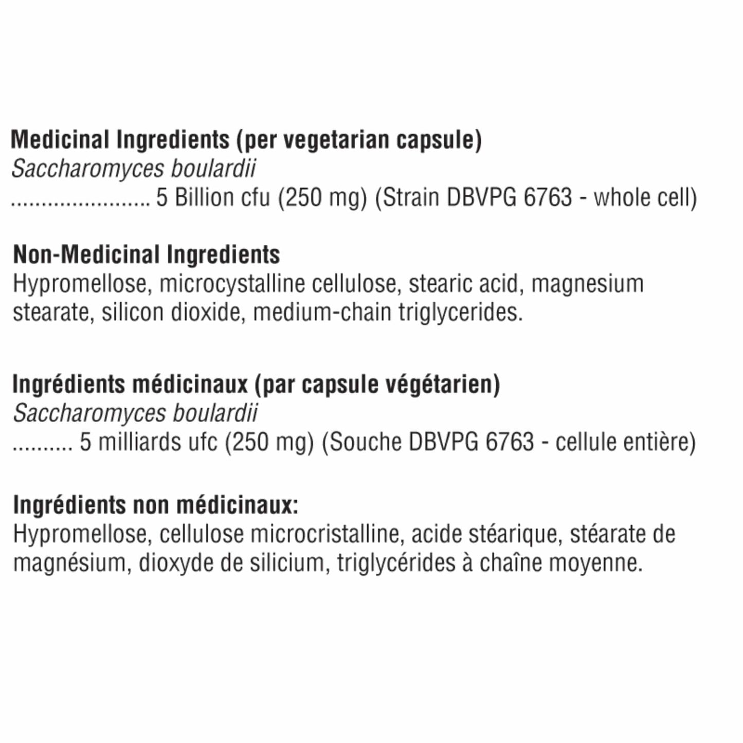 60 Vegetable Capsules | Xymogen Saccharomycin 10B