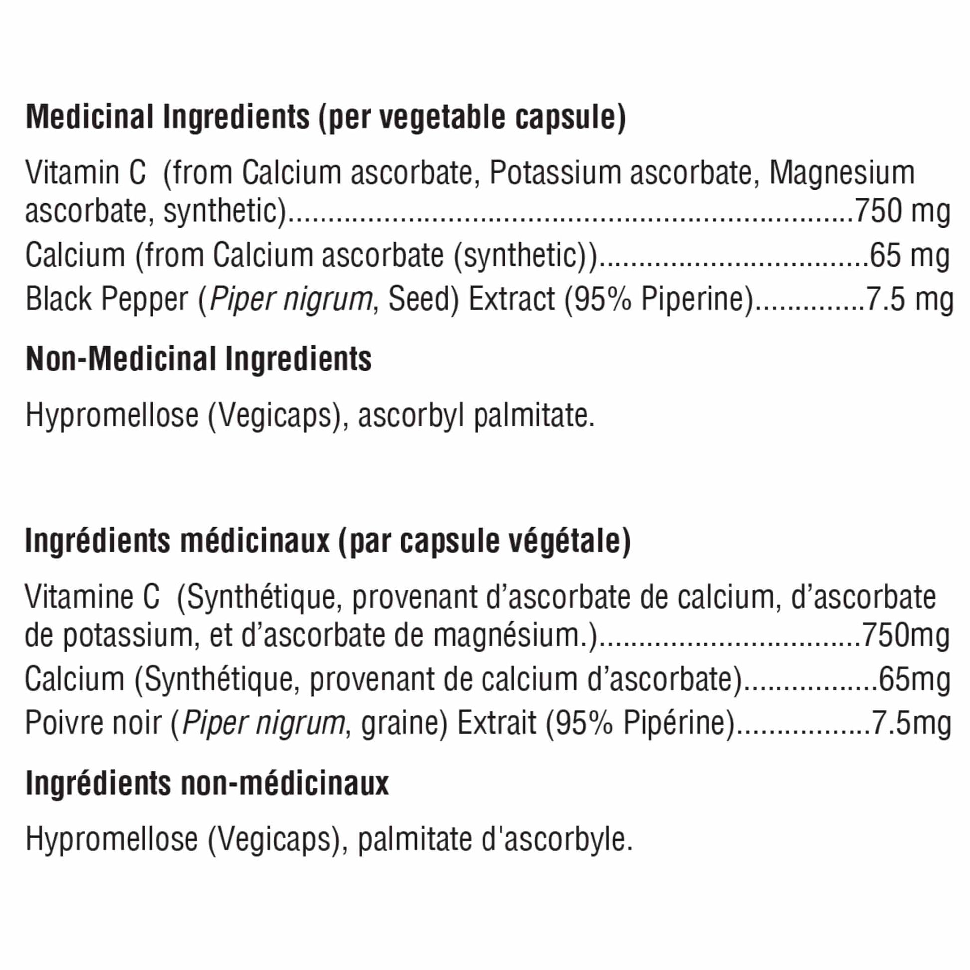 120 Vegetable Capsules | Xymogen Xcellent C