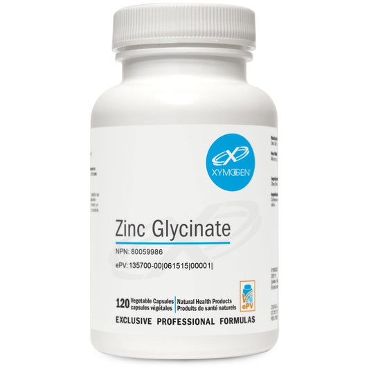 Xymogen Zinc Glycinate, 120 Vegetable Capsules