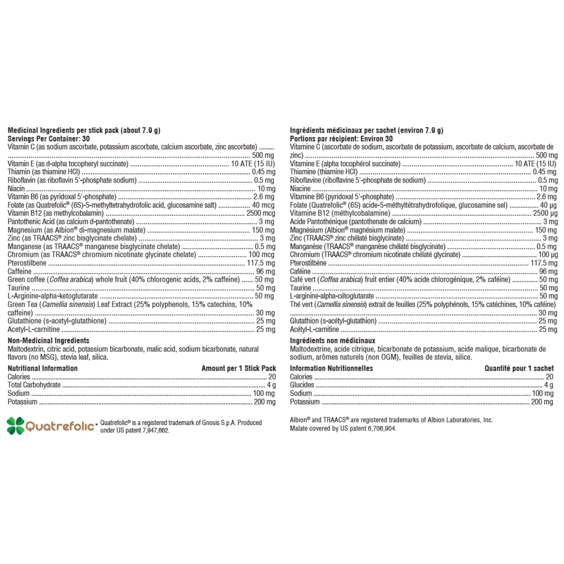 Natural Citrus Flavour | Xymogen ATP Ignite Powder