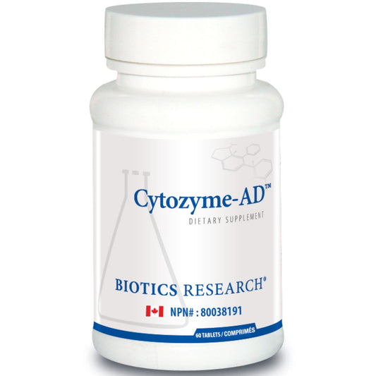 60 Tablets | Biotics Research Cytozyme-AD, Adrenal