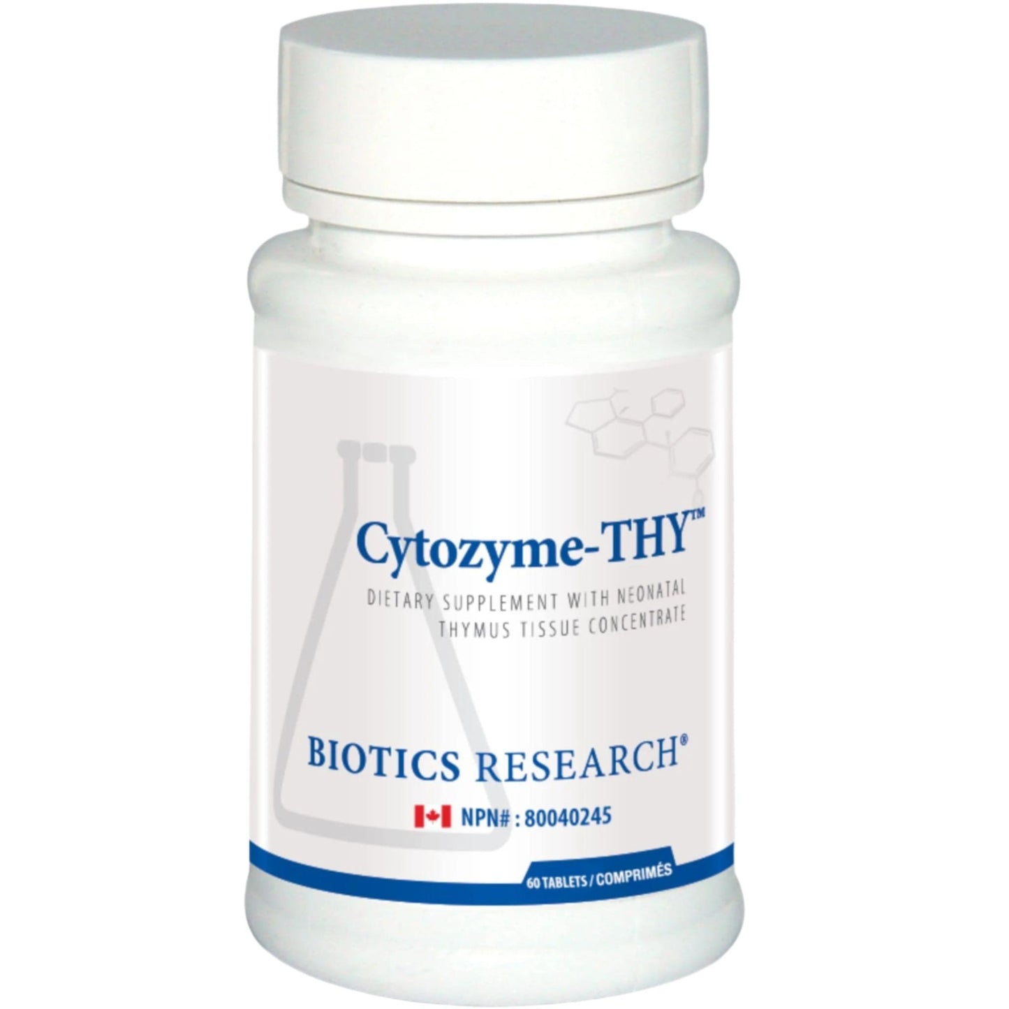 60 Tablets | Biotics Research Cytozyme-THY (Thymus)