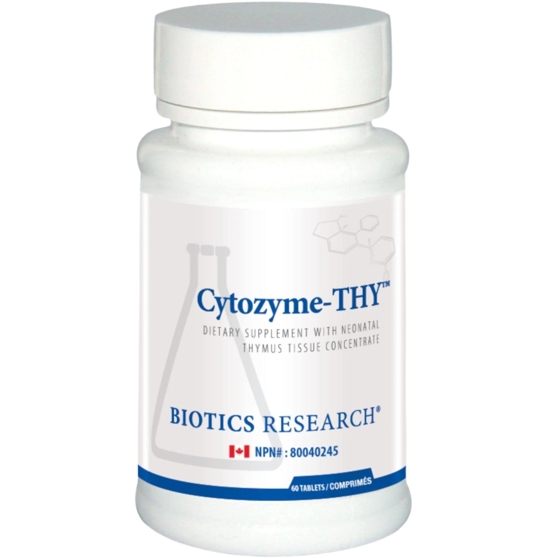 60 Tablets | Biotics Research Cytozyme-THY (Thymus)