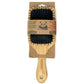 SENZABAMBOO Bamboo Hairbrush, Wet or Dry Detangling Brush with Nylon Bristles, Small or Large Round Tip Paddle - Large, Round Tip