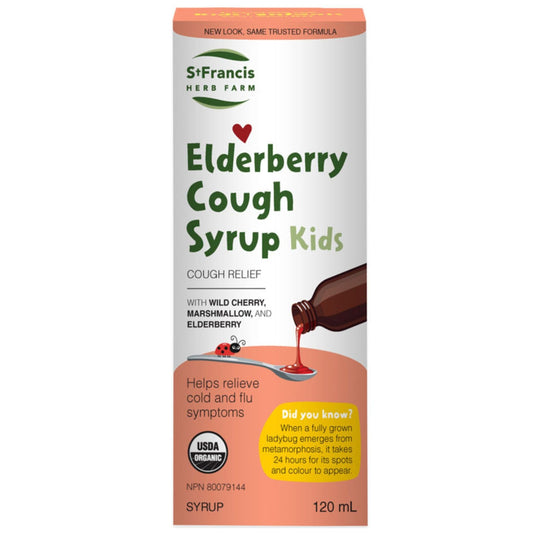 St. Francis Herb Farm Elderberry Cough Syrup for Kids 