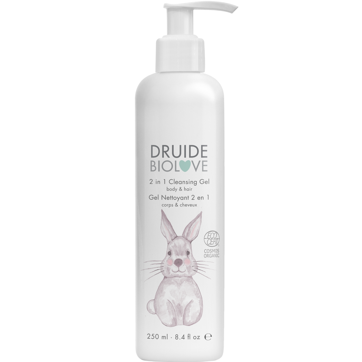 Druide Baby 2-in-1 Cleansing Gel for Body & Hair