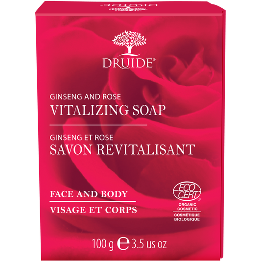 Druide Vitalizing Ginseng & Rose Soap