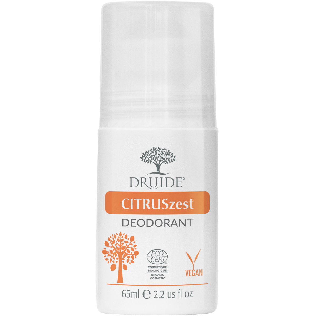 Druide Organic Roll-On Deodorant Citrus Zest