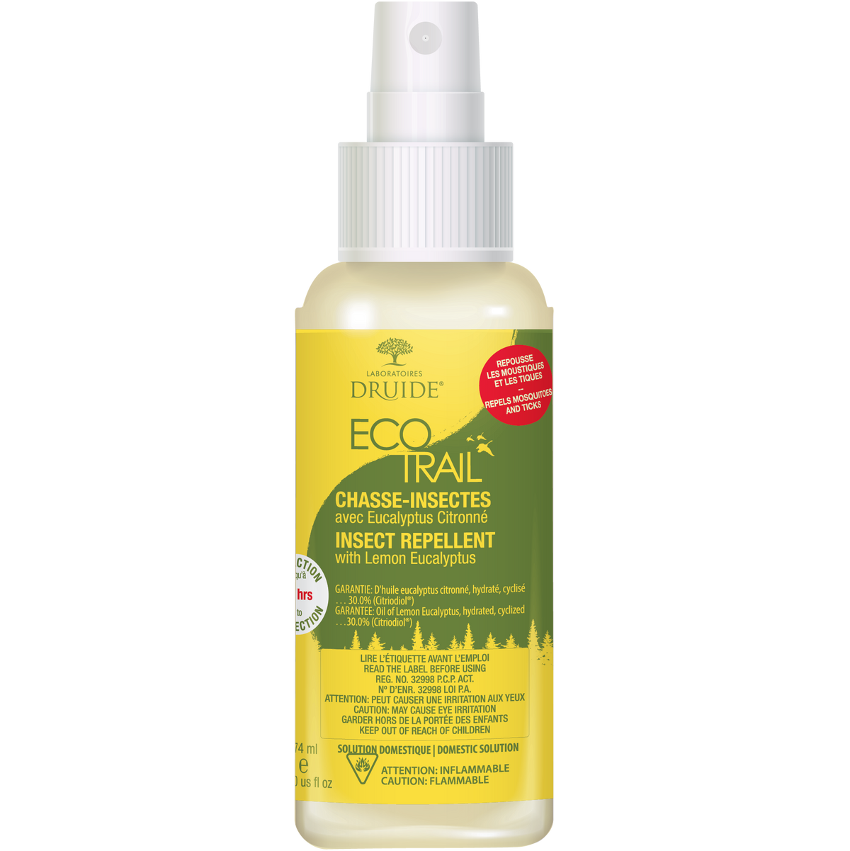 Druide Lemon Eucalyptus Insect Repellent 74ml