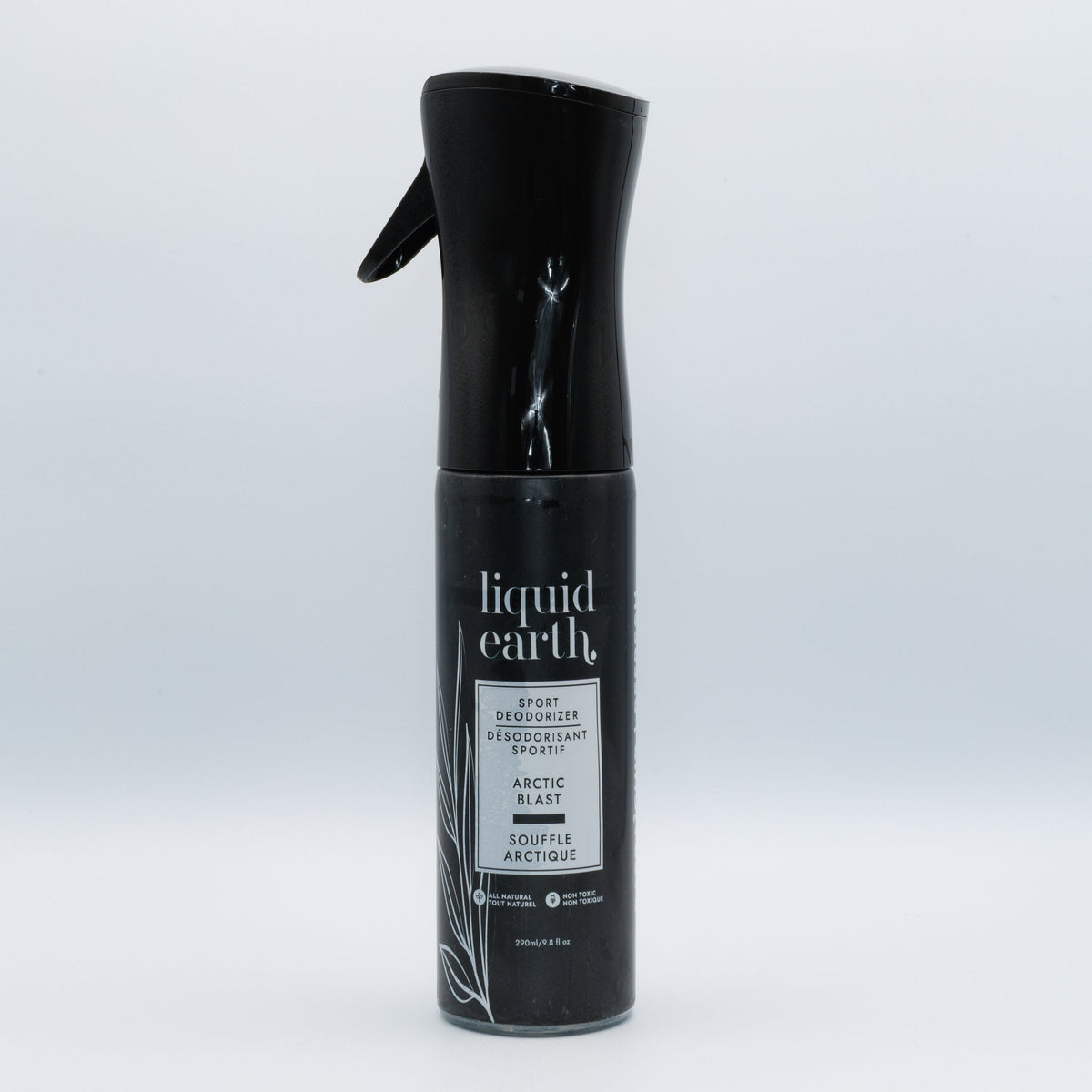 Liquid Earth Arctic Blast Sports Deodorizer, Plant-Based Odour Spray for Gear, Shoes and Bags, 290ml