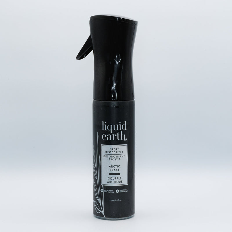 Liquid Earth Arctic Blast Sports Deodorizer, Plant-Based Odour Spray for Gear, Shoes and Bags, 290ml