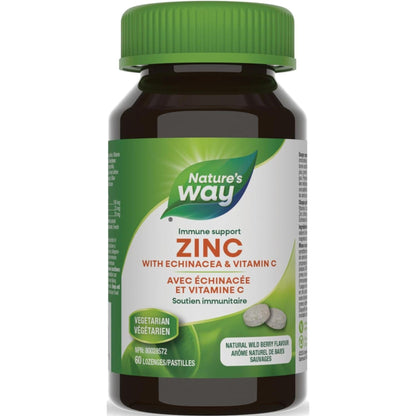 60 Lozenges | Nature's Way Zinc with Echinacea and Vitamin C