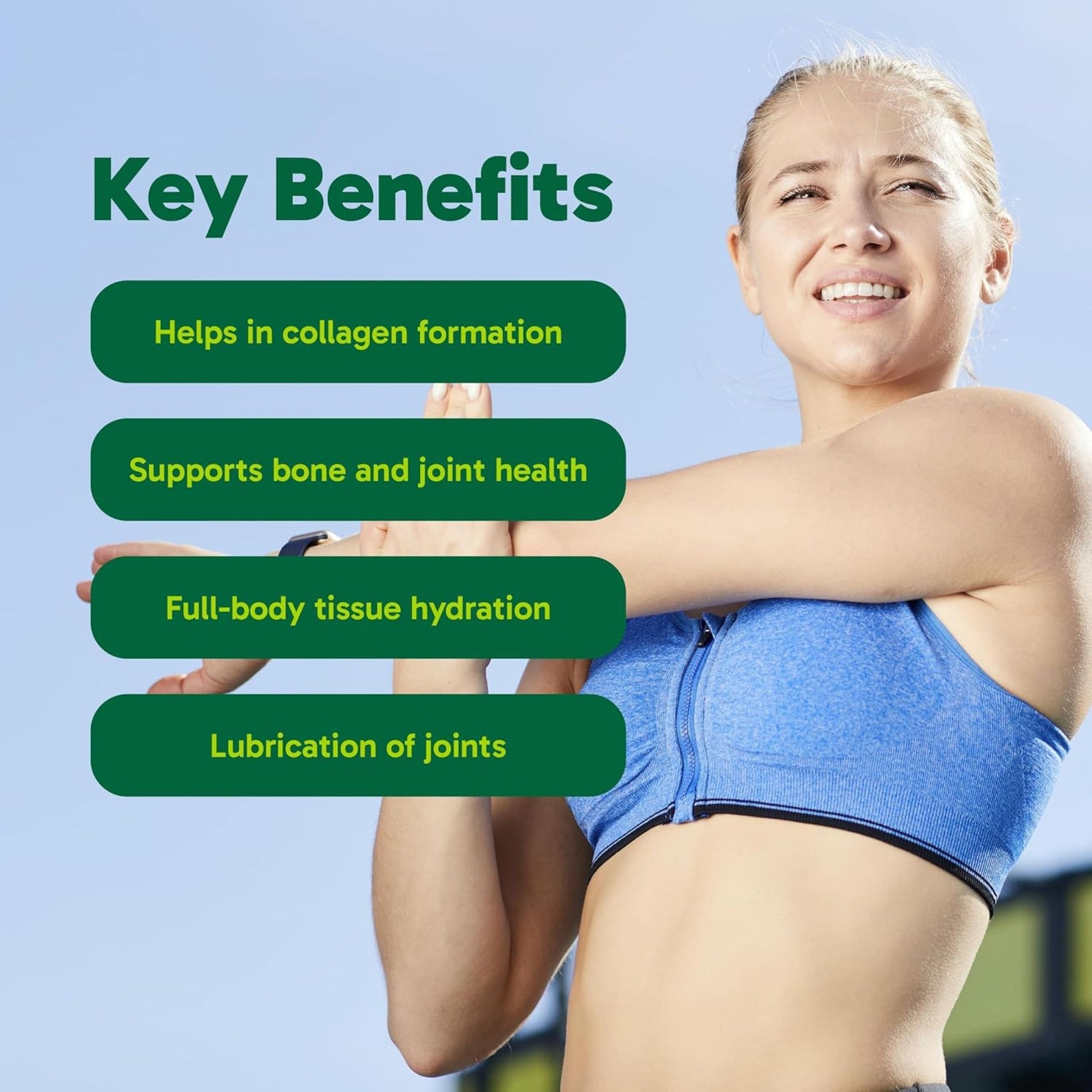 90 Vegetarian Capsules | Organika Hyaluronic Acid 120 mg